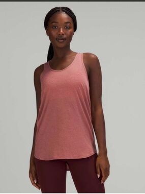 Lululemon athletica Essential Pleated Tank Top in Spiced Chai